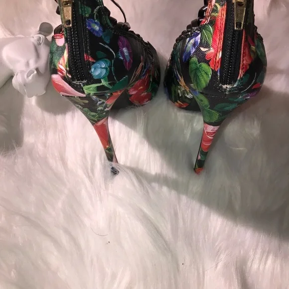 Steve Madden floral Messy heel - Picture 4 of 7